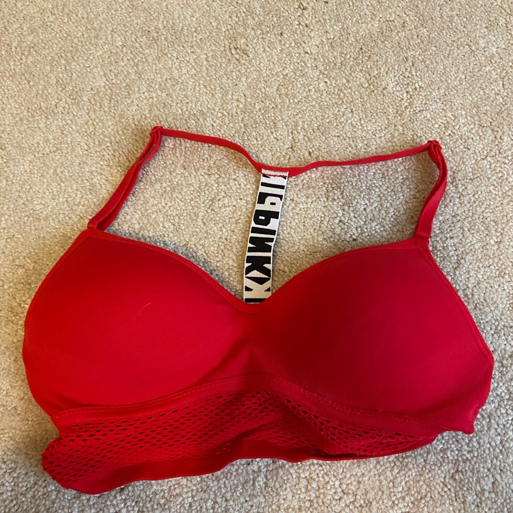 Padded PINK sport bra